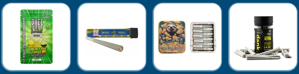 Legal Pre-Rolls and Pre Roll Packs on the menu at Terp Bros Dispensary in Astoria or for Delivery